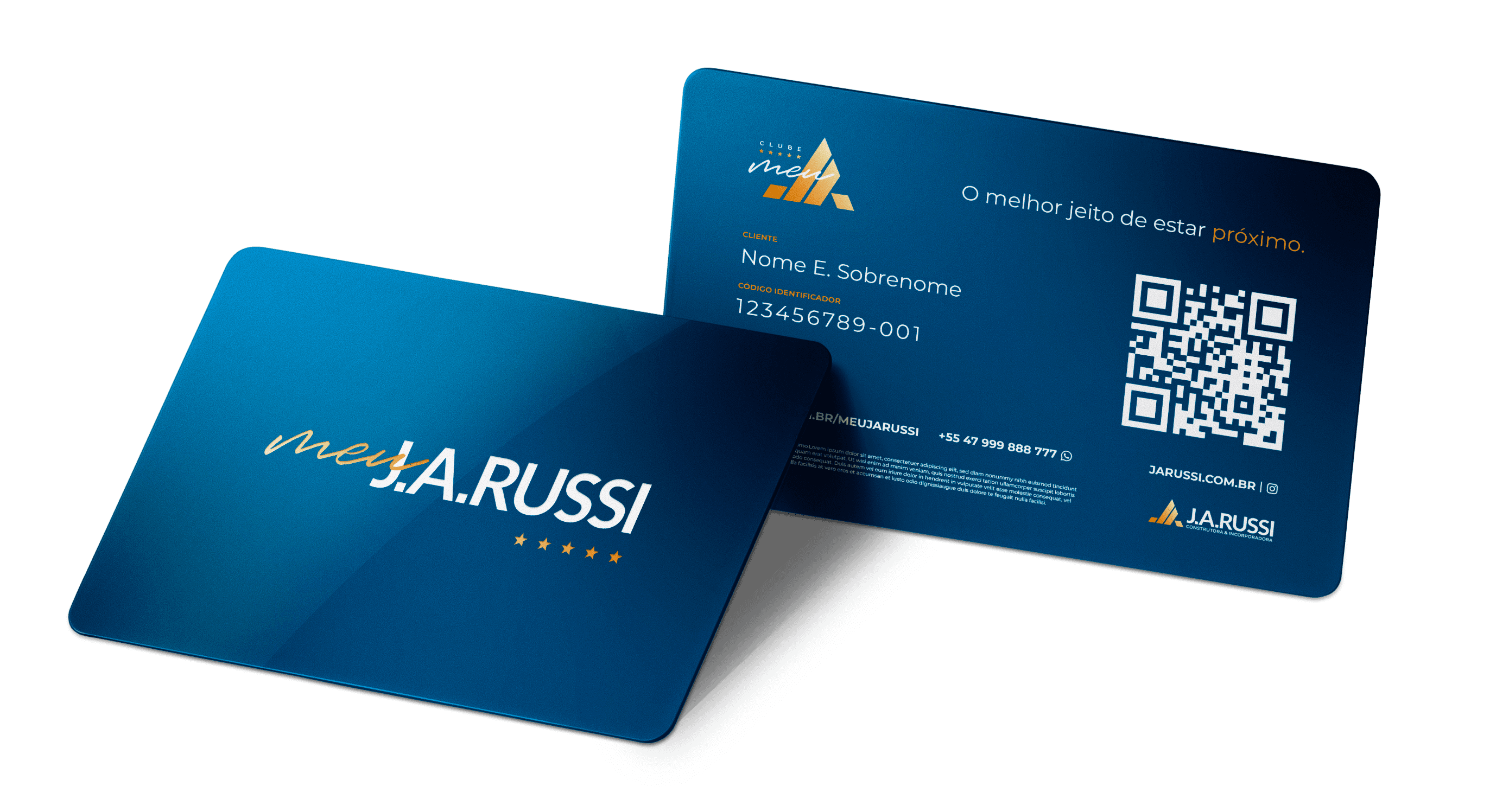 Cartão Clube Meu J.A. Russi