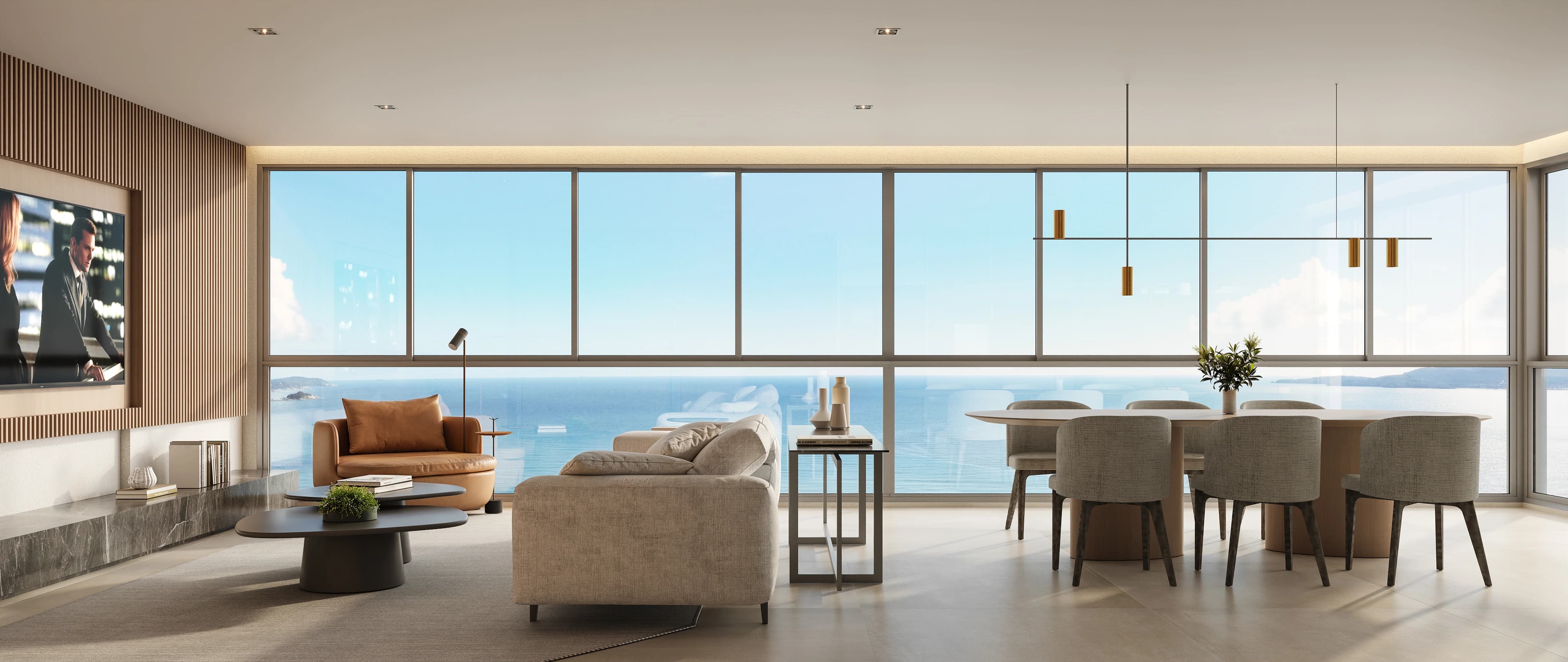 Tipo - Living Vista Ampla