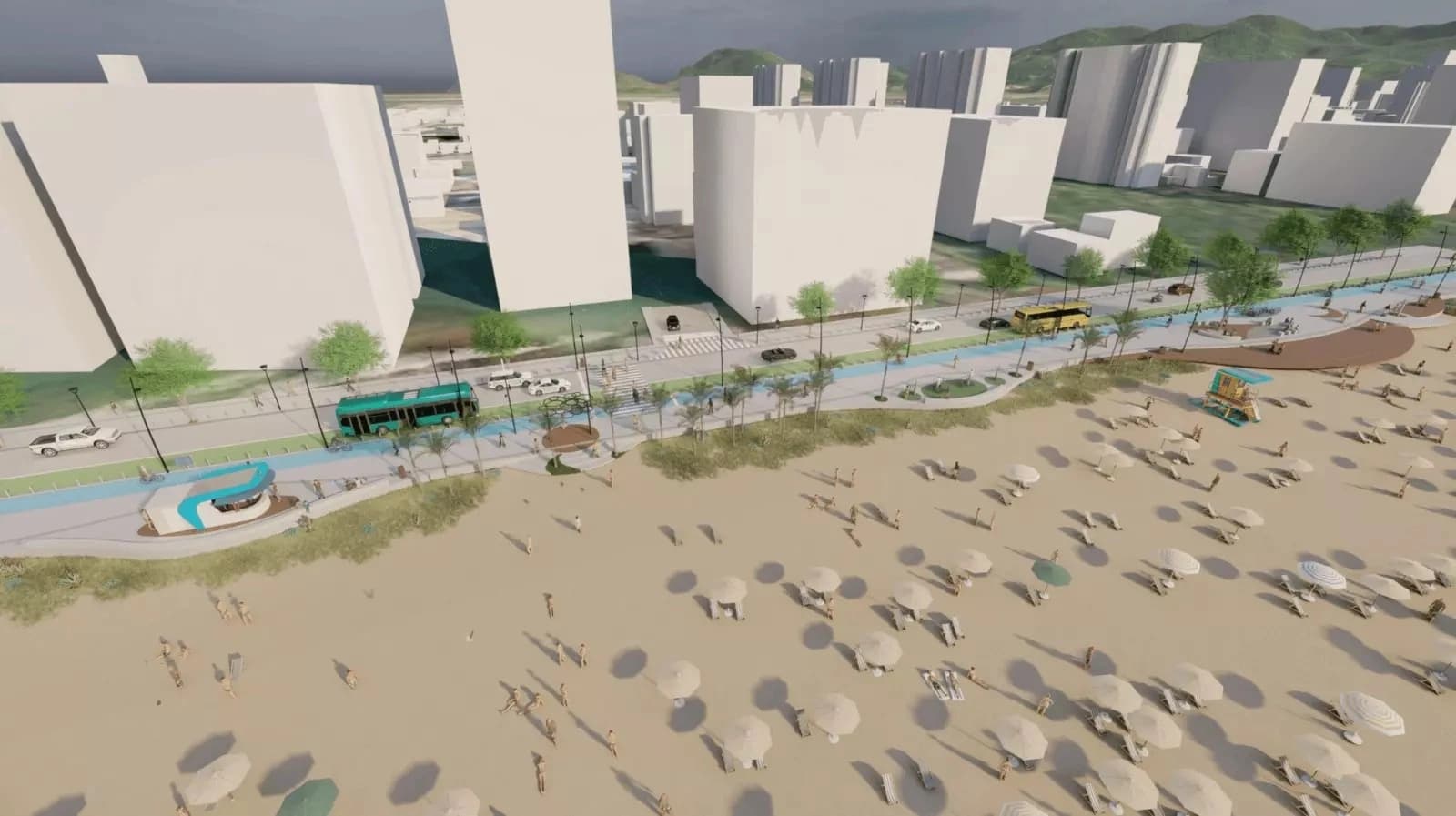 Alargamento da faixa de areia da Meia Praia marca nova fase do desenvolvimento urbano em Itapema